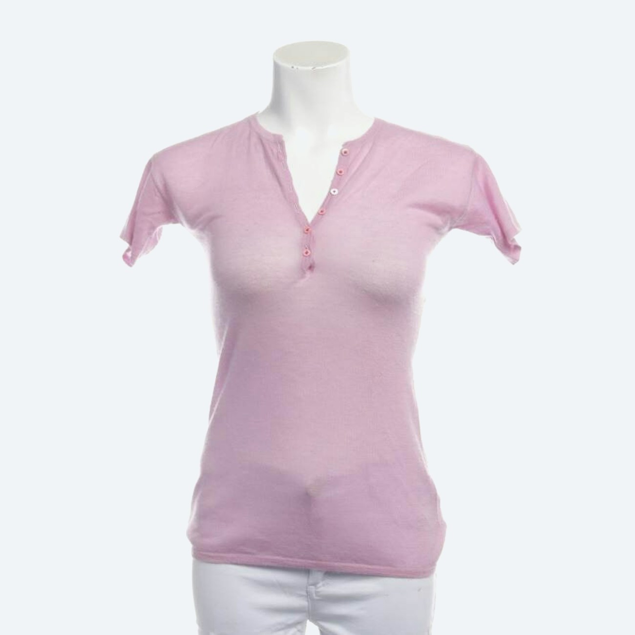 Image 1 of Cashmere Shirt M Light Pink in color Pink | Vite EnVogue