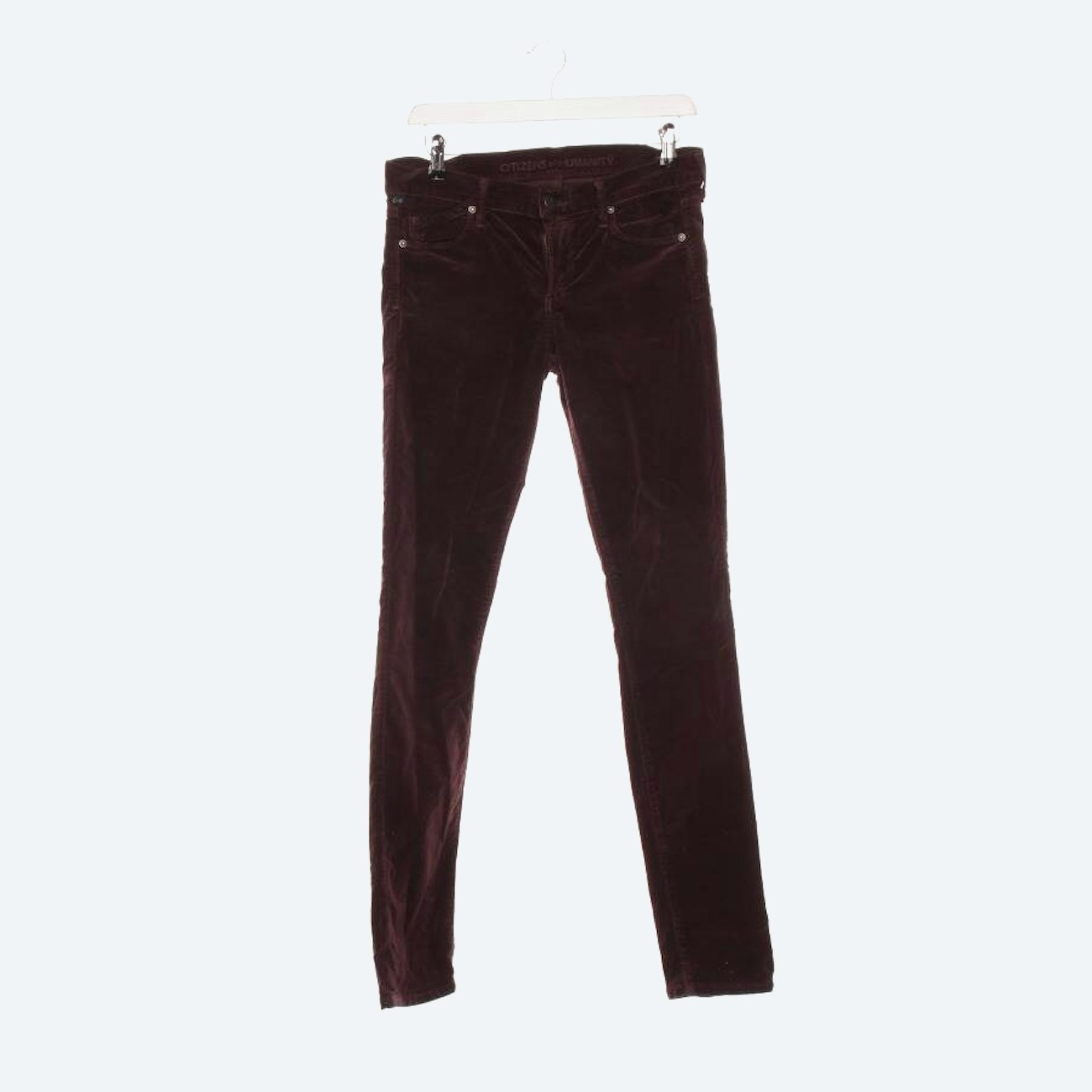 Image 1 of Velvet Pants W29 Bordeaux in color Red | Vite EnVogue