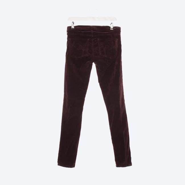 Image 2 of Velvet Pants W29 Bordeaux in color Red | Vite EnVogue