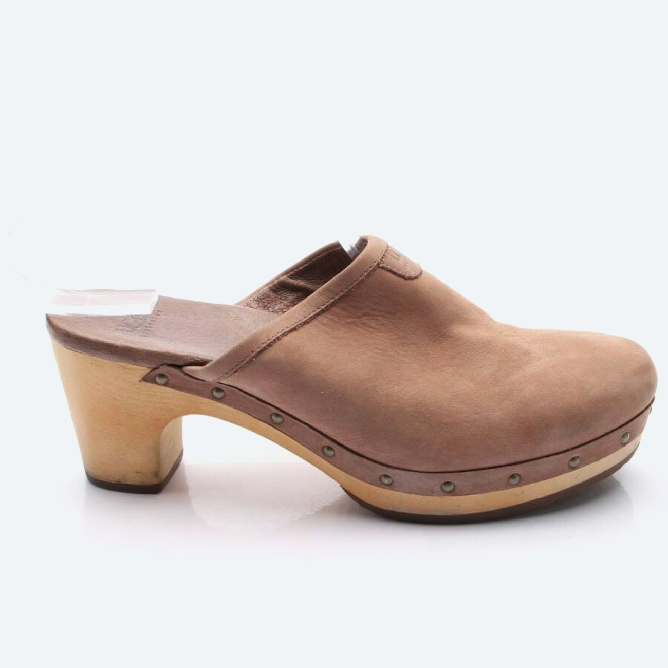 Image 1 of Abbie Clogs Heeled Mules EUR38 Brown in color Brown | Vite EnVogue