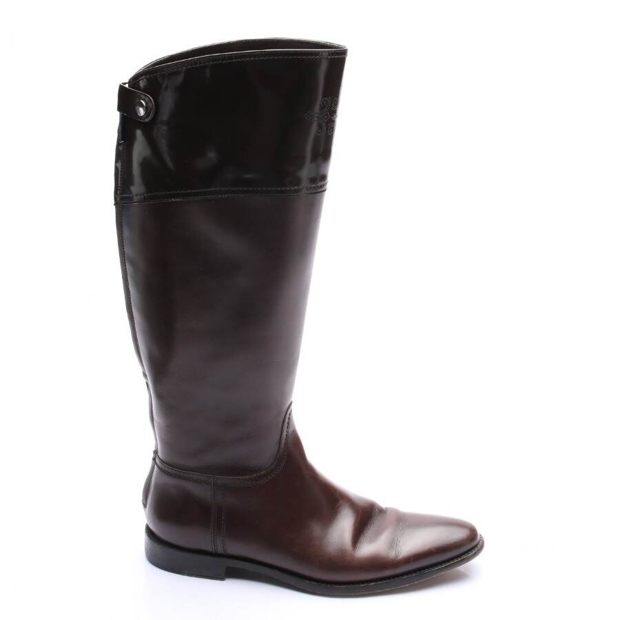 Image 1 of Boots EUR 36 Dark Brown in color Brown | Vite EnVogue