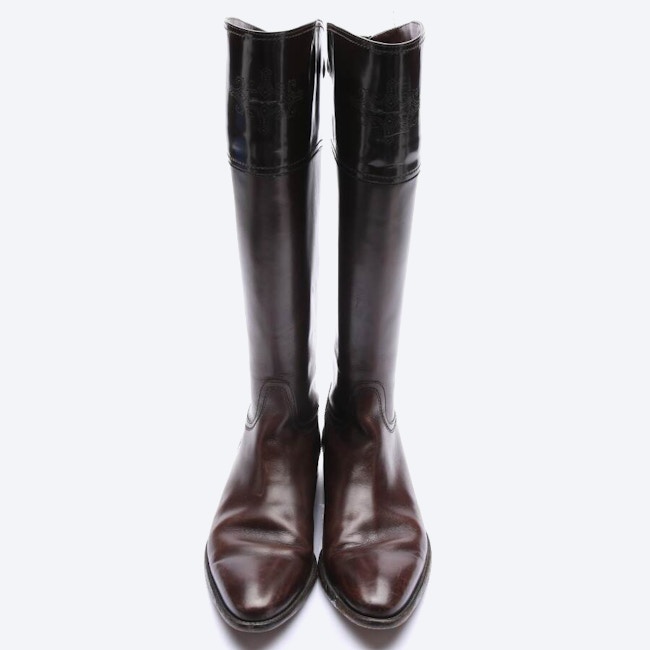 Image 2 of Boots EUR 36 Dark Brown in color Brown | Vite EnVogue