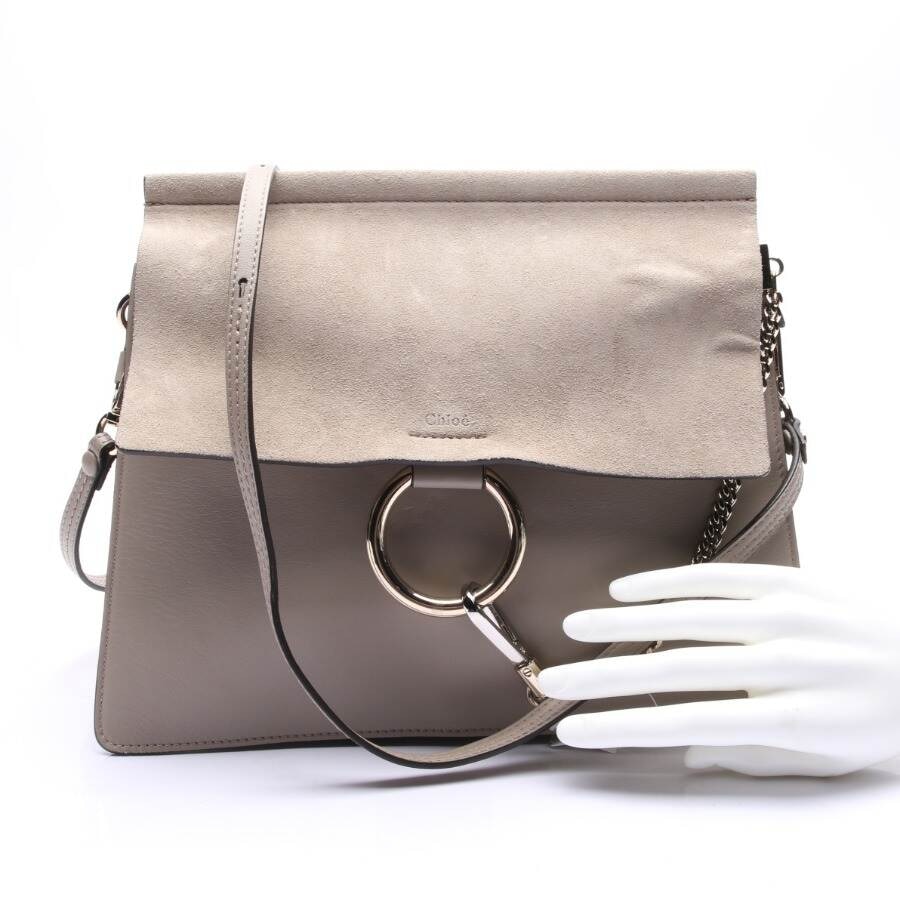 Image 4 of Faye medium Crossbody Bag Gray in color Gray | Vite EnVogue