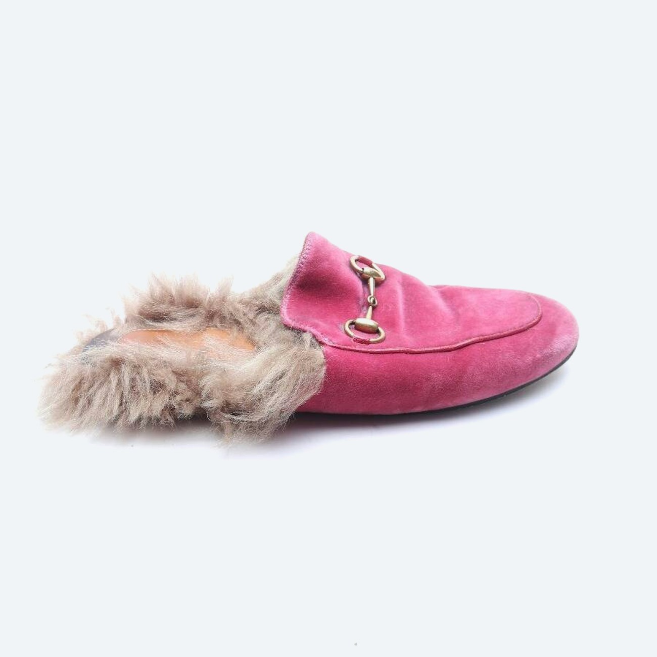 Image 1 of Princetown Fur Mules EUR 37 Pink in color Pink | Vite EnVogue