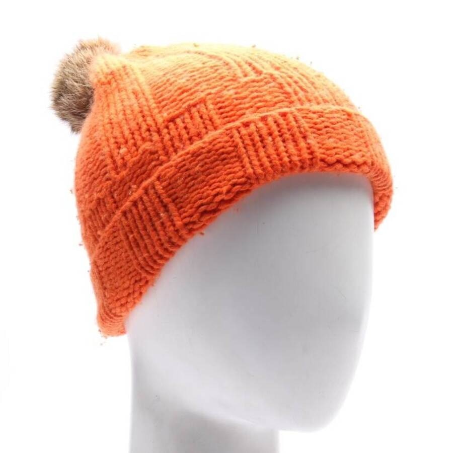 Image 1 of Winter Cap Dark Orange in color Orange | Vite EnVogue