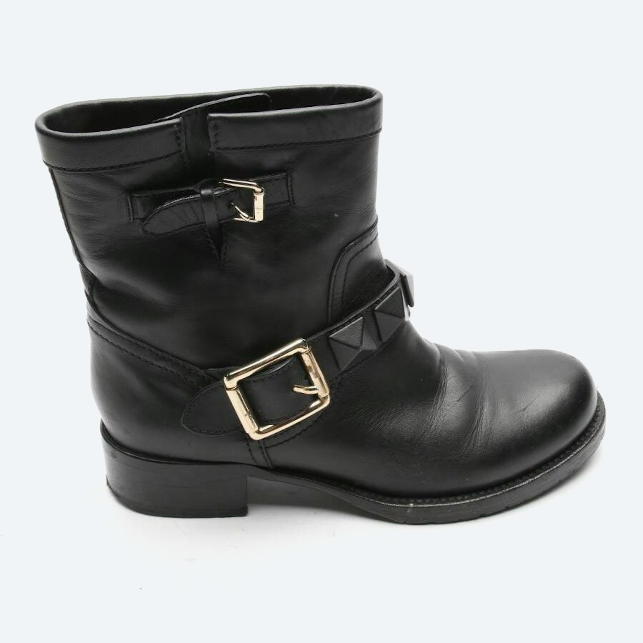Image 1 of Rockstud Ankle Boots EUR 38.5 Black in color Black | Vite EnVogue