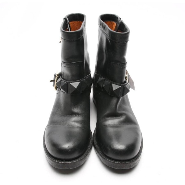 Rockstud Ankle Boots EUR 38.5 Black | Vite EnVogue