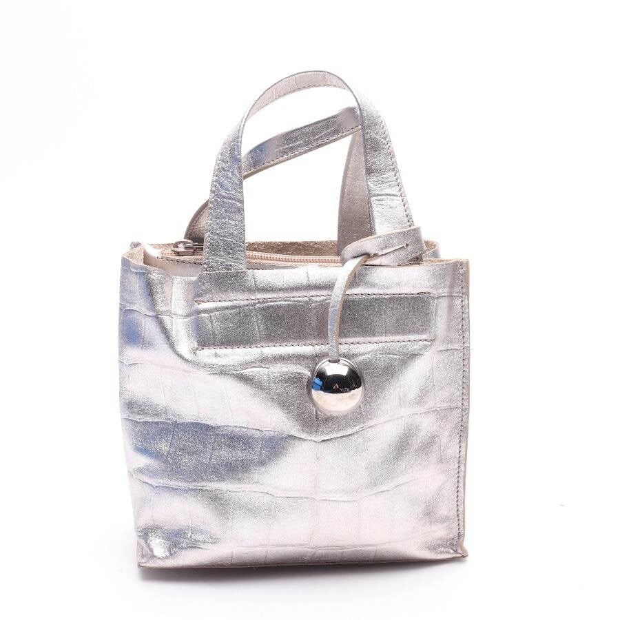 Image 1 of Handbag Silver in color Metallic | Vite EnVogue