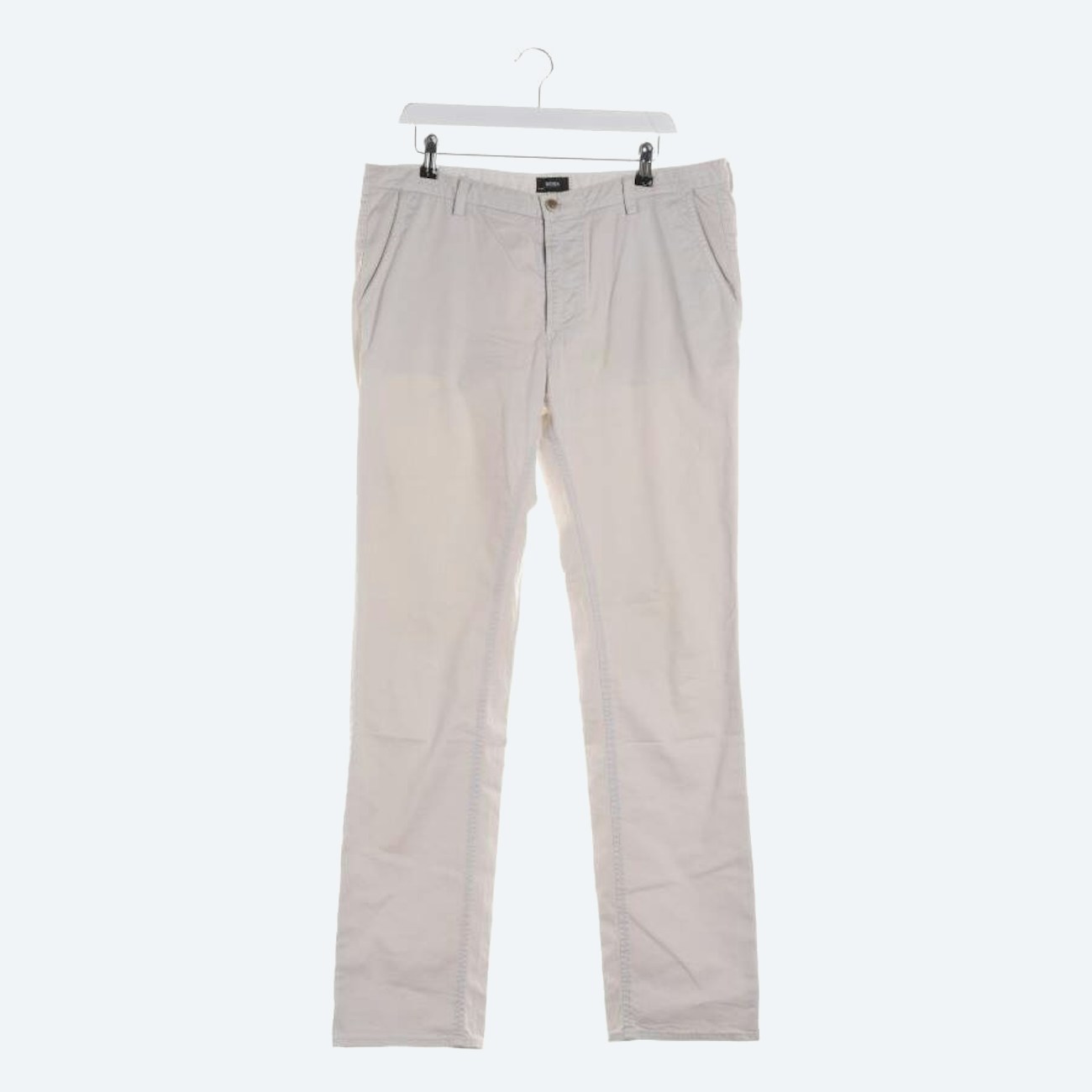 Image 1 of Trousers 52 Cream in color White | Vite EnVogue
