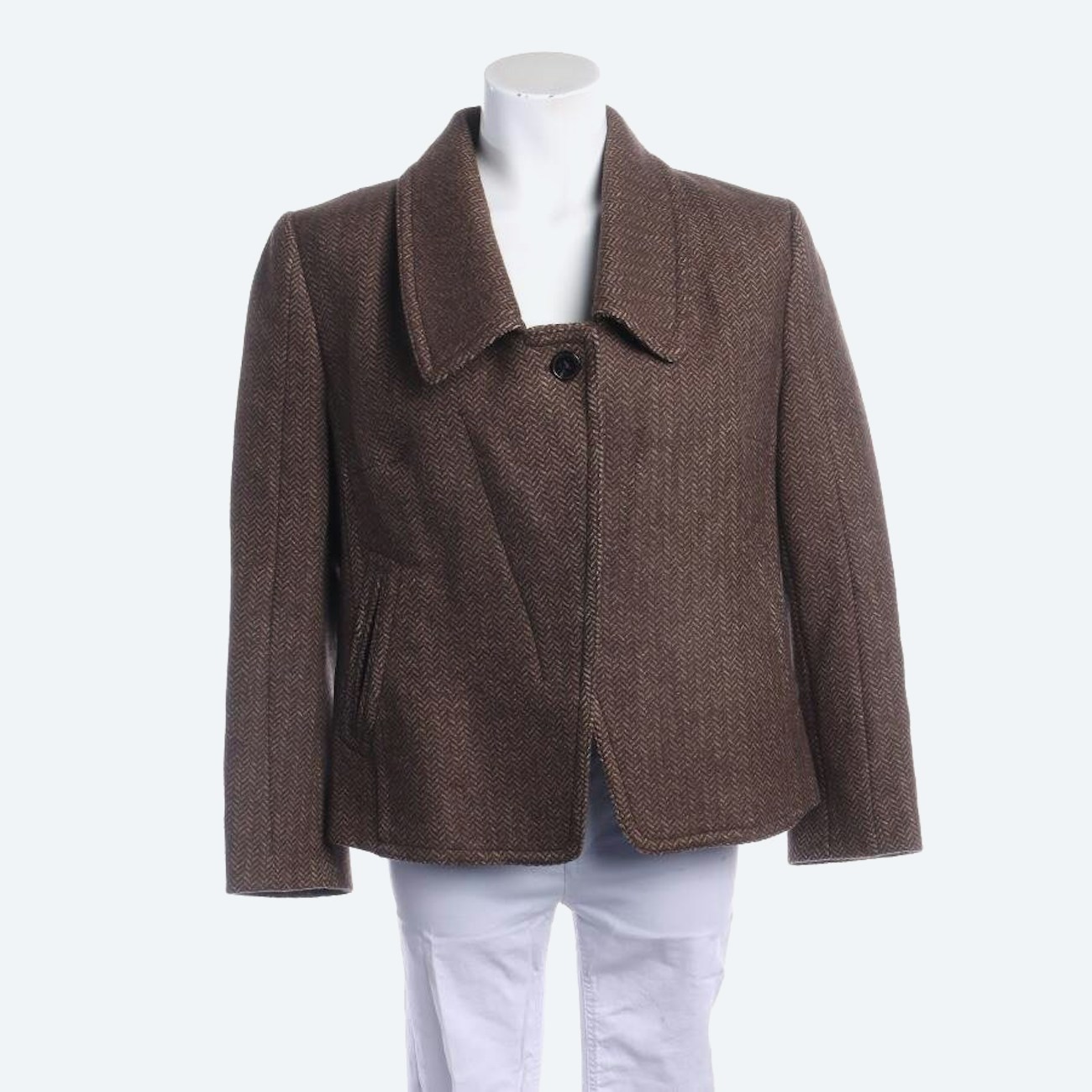 Image 1 of Wool Blazer 42 Brown in color Brown | Vite EnVogue
