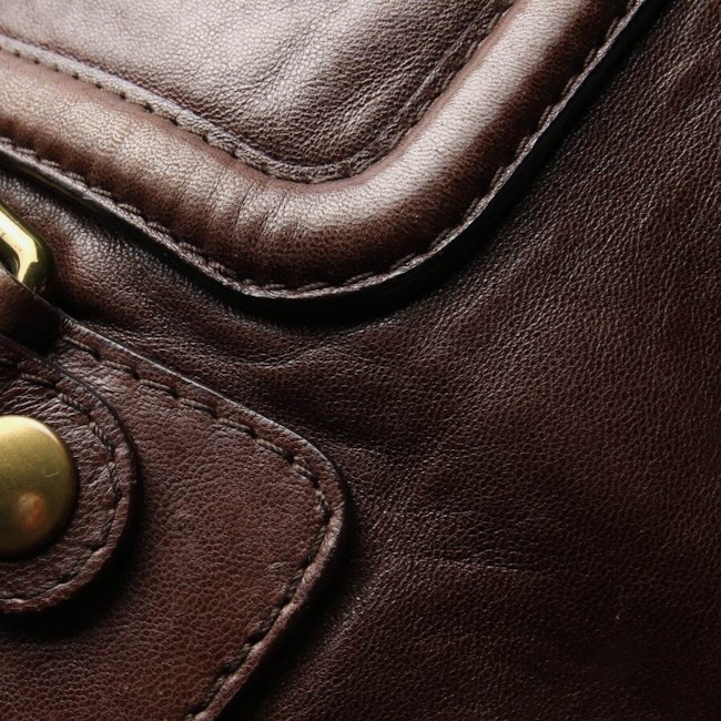 Image 7 of Shoulder Bag Dark Brown in color Brown | Vite EnVogue