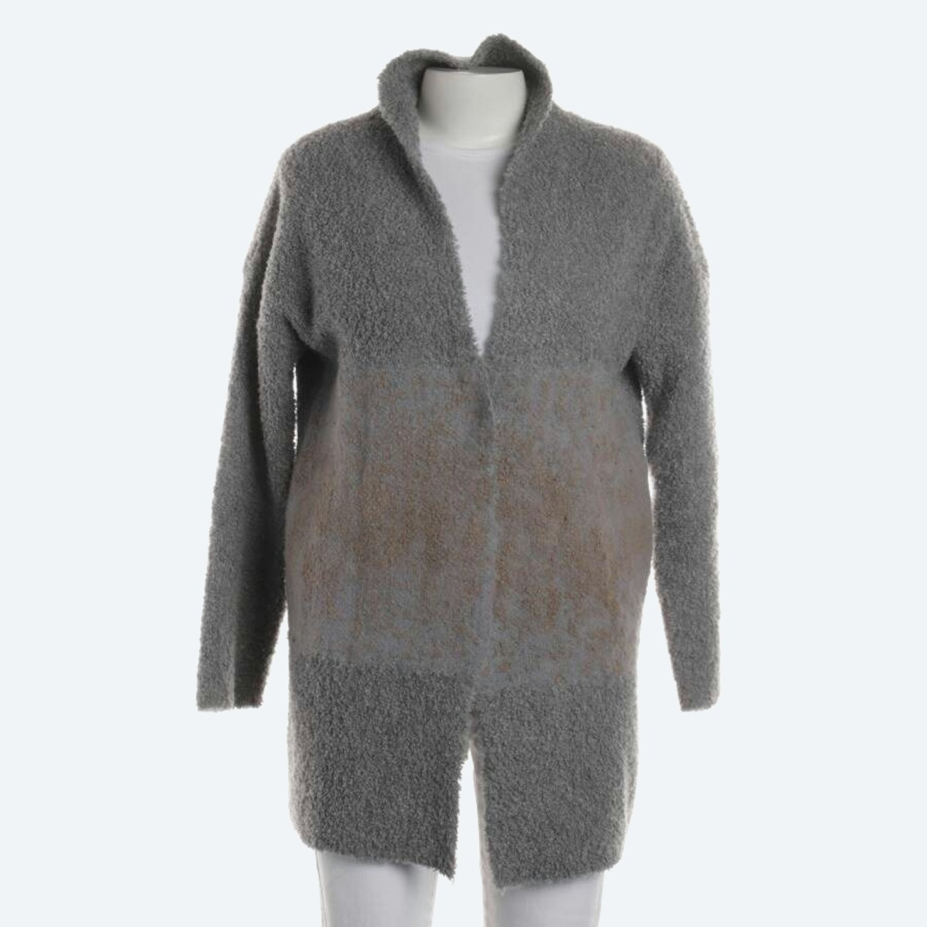 Image 1 of Between-seasons Coat 34 Gray in color Gray | Vite EnVogue