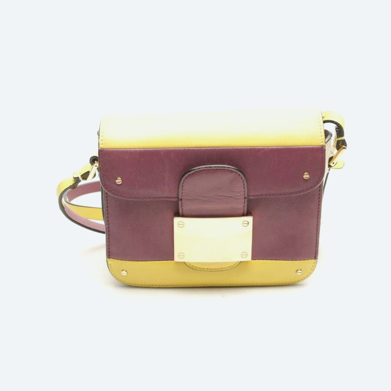 Image 1 of Evening Bag Yellow in color Yellow | Vite EnVogue