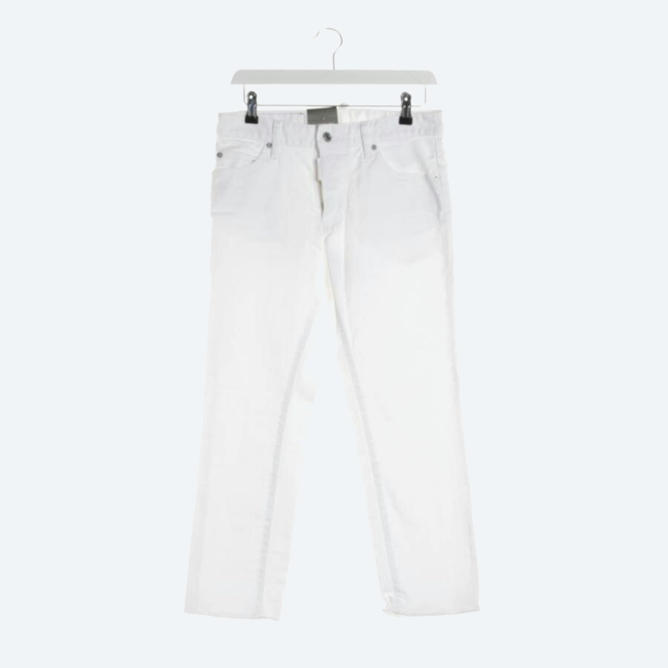 Image 1 of Jeans Straight Fit 32 White in color White | Vite EnVogue