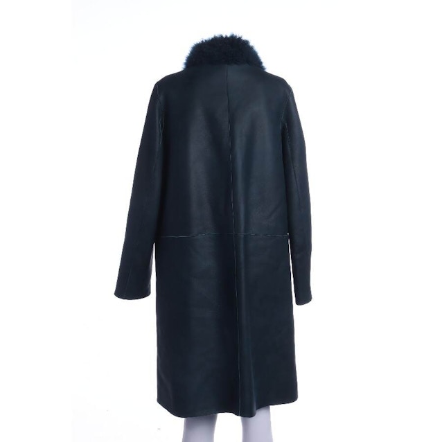 Leather Coat 40 Blue | Vite EnVogue
