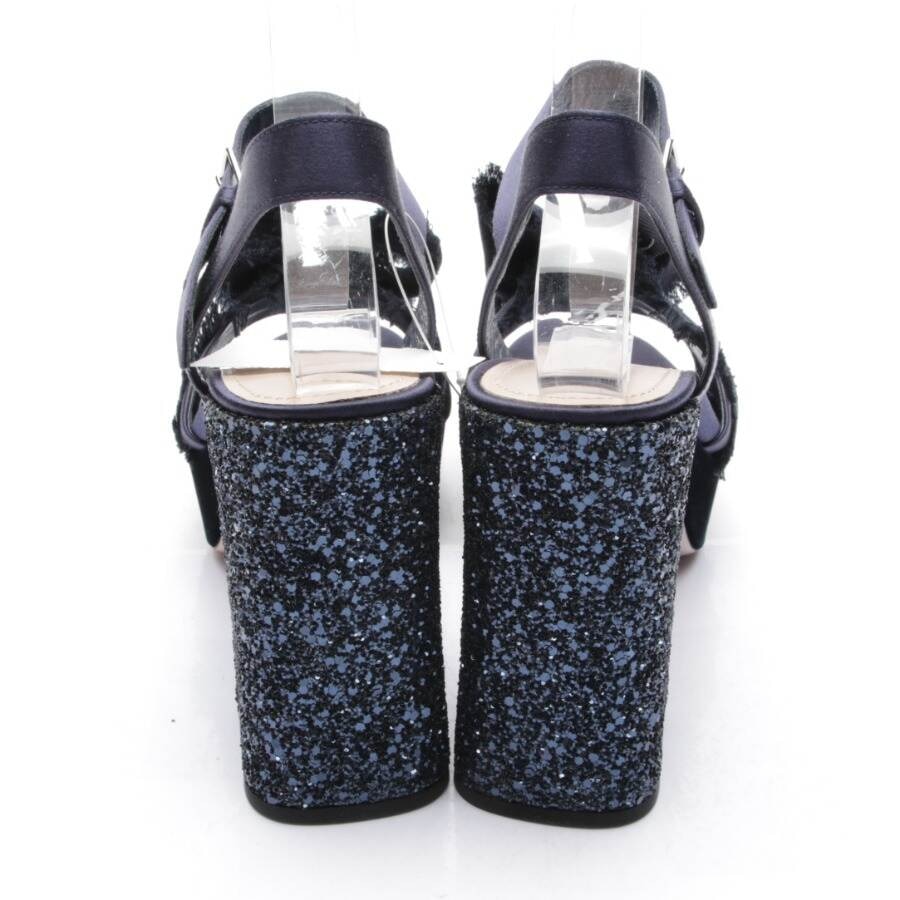 Image 3 of Heeled Sandals EUR 38.5 Navy in color Blue | Vite EnVogue