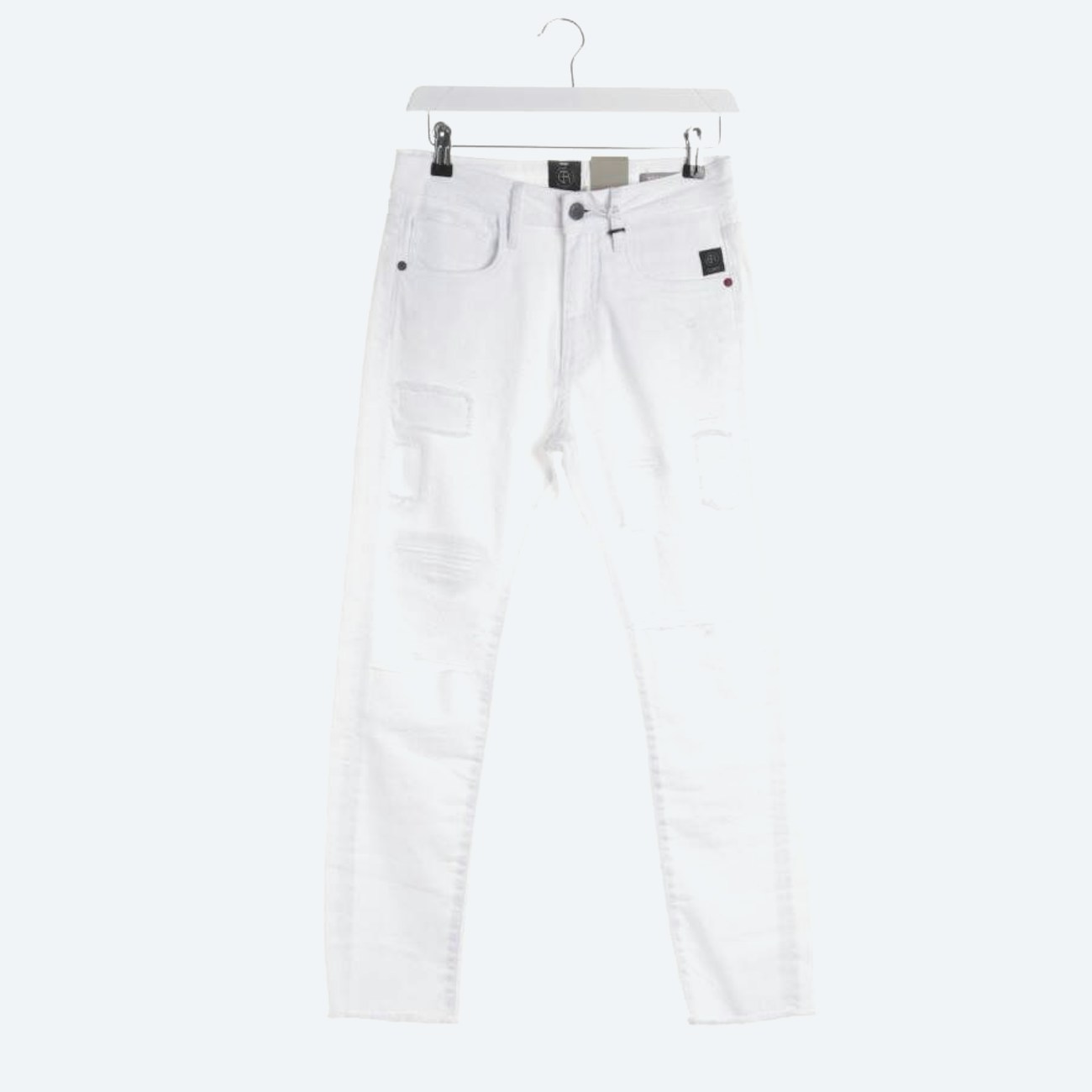 Image 1 of Jeans Boyfriend W25 White in color White | Vite EnVogue