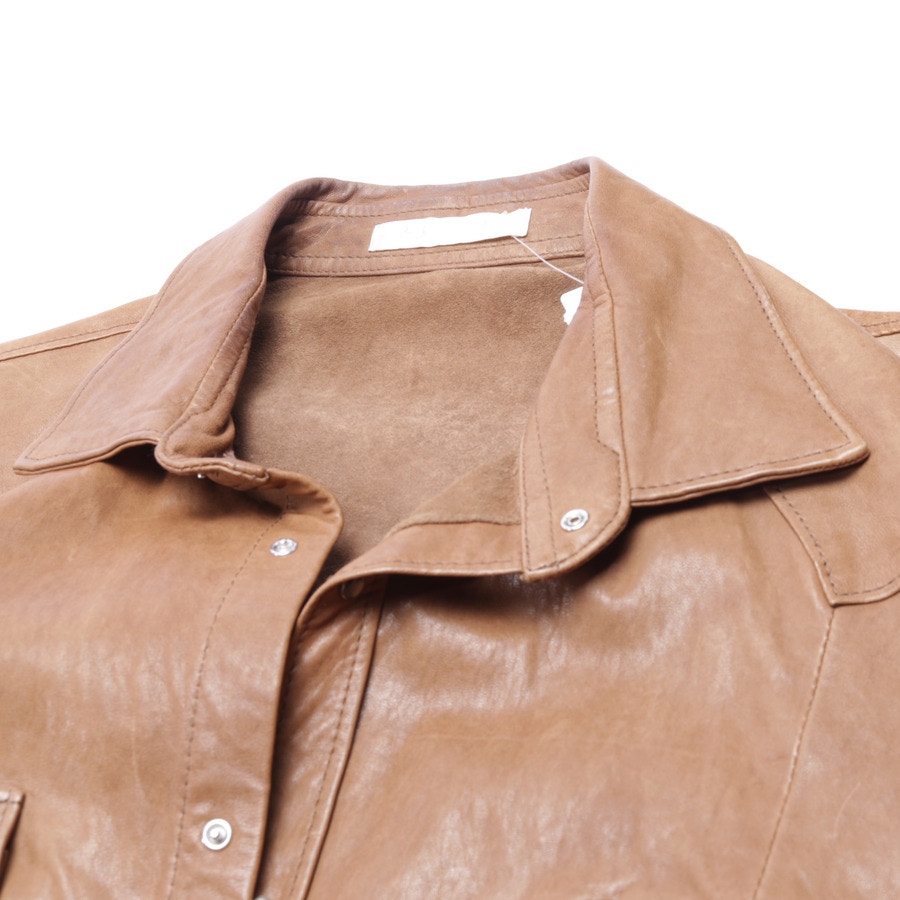 Image 3 of Leather Jacket 42 Camel in color Brown | Vite EnVogue