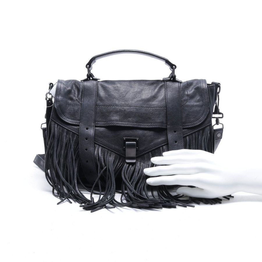 Bild 4 von PS1 Medium Fringe Bag Schultertasche Schwarz in Farbe Schwarz | Vite EnVogue