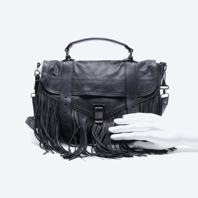 Image 4 of PS1 Medium Fringe Bag Shoulder Bag Black in color Black | Vite EnVogue