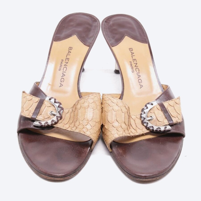 Image 2 of Heeled Sandals EUR38 Dark brown in color Brown | Vite EnVogue
