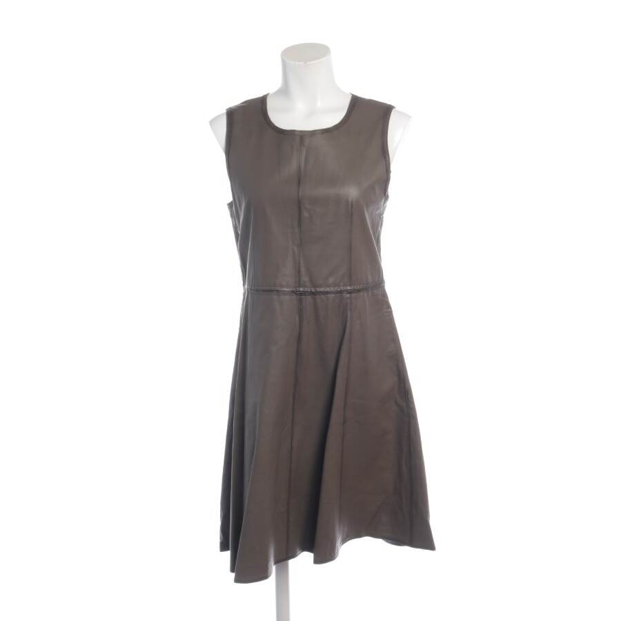 Image 1 of Leather Dress 36 Dark Green in color Green | Vite EnVogue
