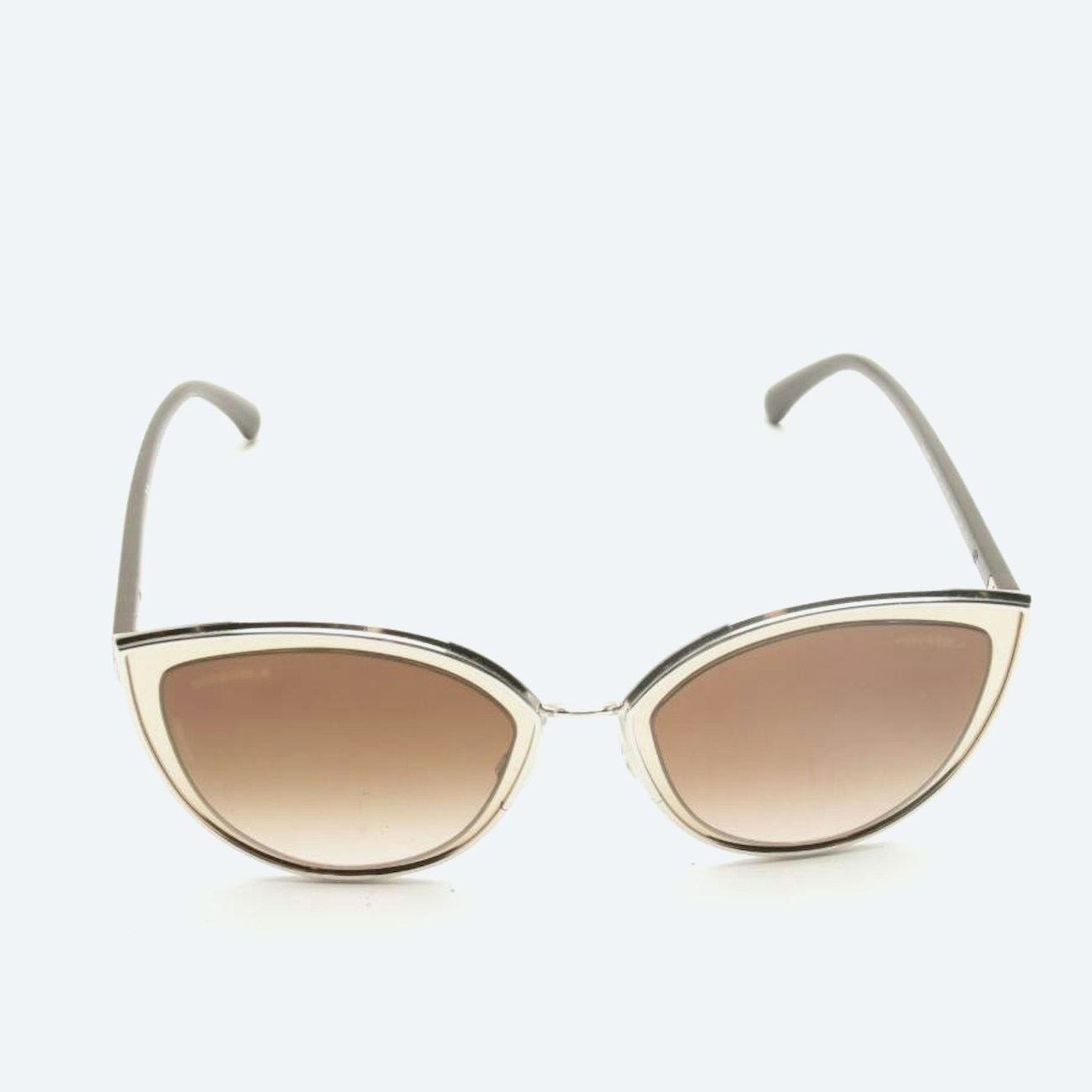 Image 1 of 4222 Sunglasses Silver in color Metallic | Vite EnVogue