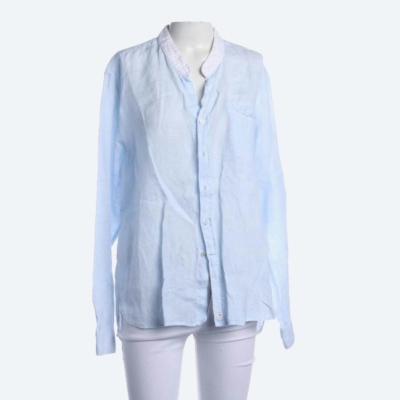 Image 1 of Linen Shirt 40 Light Blue in color Blue | Vite EnVogue
