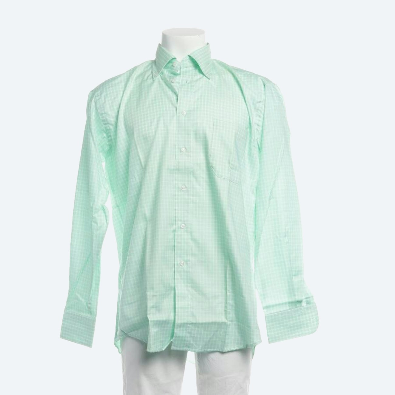 Image 1 of Casual Shirt 39 Mint Green in color Green | Vite EnVogue