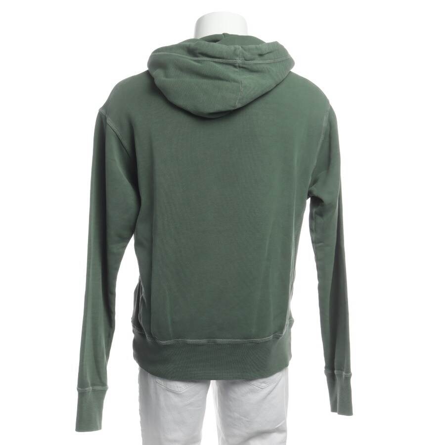Image 2 of Hooded Sweatshirt M Dark Green in color Green | Vite EnVogue