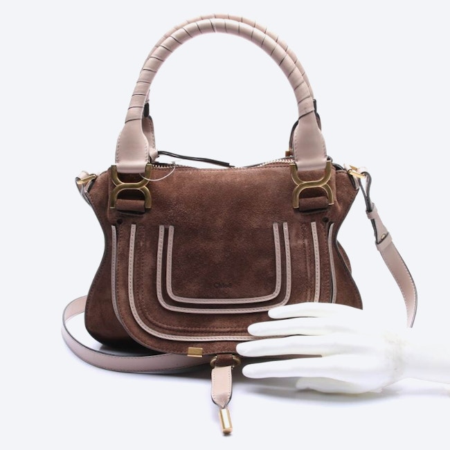 Image 4 of Marcie Tote Bag Small Handbag Brown in color Brown | Vite EnVogue
