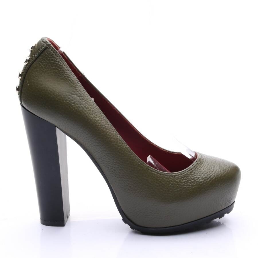Image 1 of High Heels EUR 37 Dark Green in color Green | Vite EnVogue