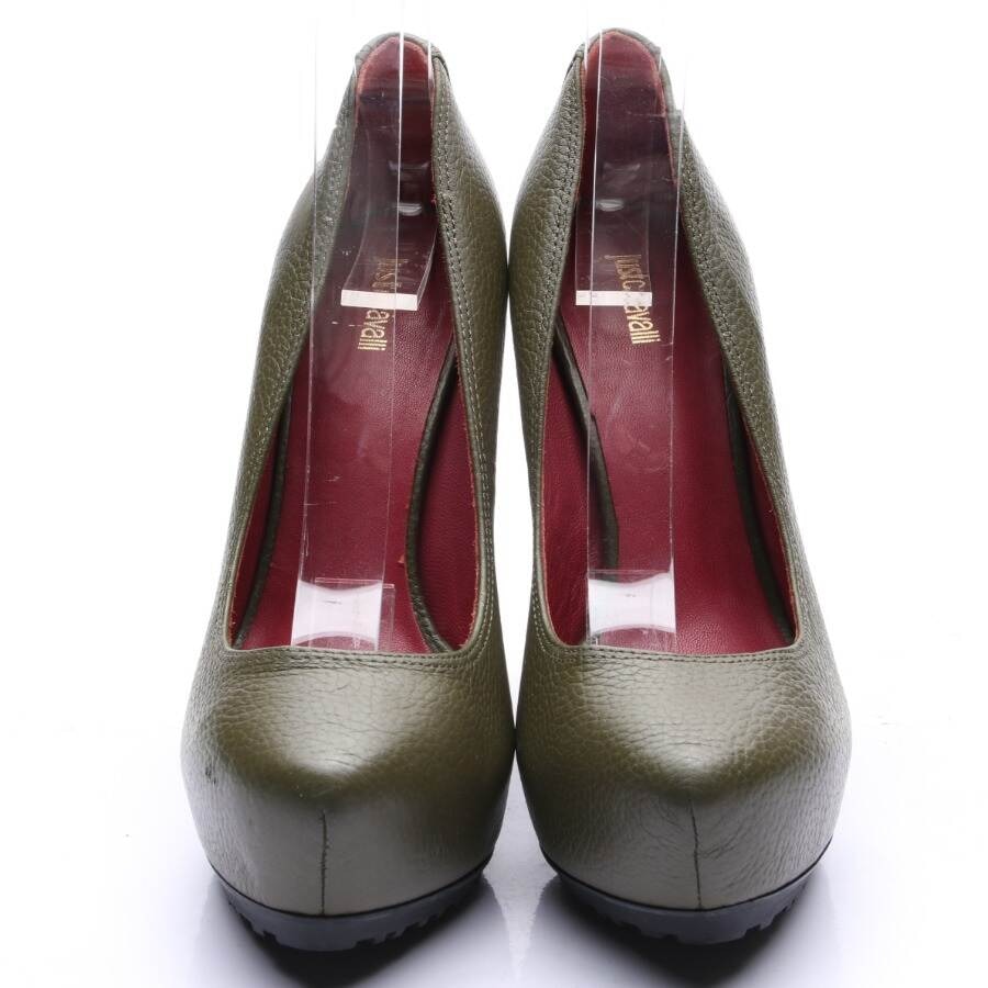 Image 2 of High Heels EUR 37 Dark Green in color Green | Vite EnVogue