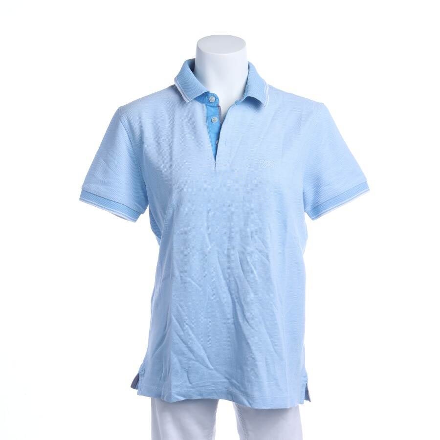 Image 1 of Polo Shirt L Light Blue in color Blue | Vite EnVogue