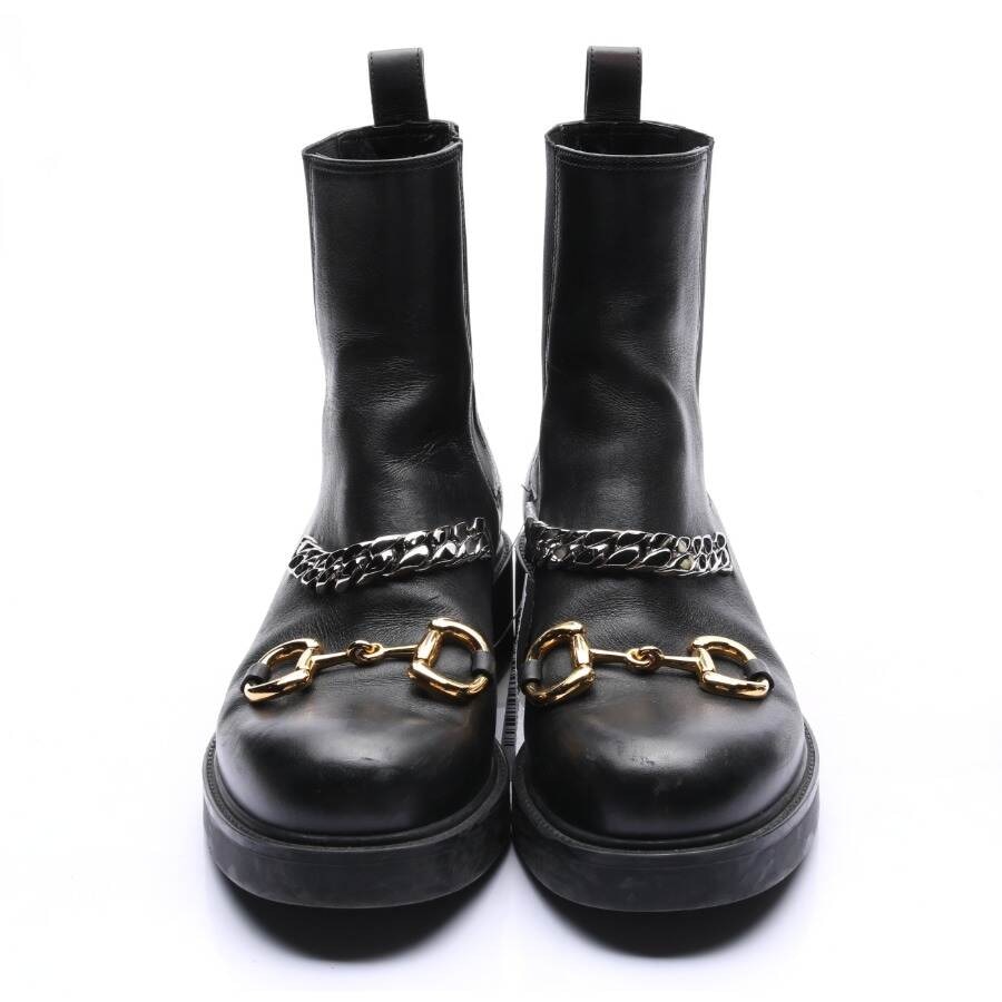 Image 2 of Horsebit Ankle Boots EUR 41 Black in color Black | Vite EnVogue