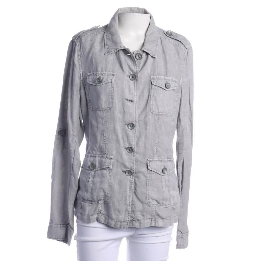 Image 1 of Linen Jacket 38 Light Gray in color Gray | Vite EnVogue