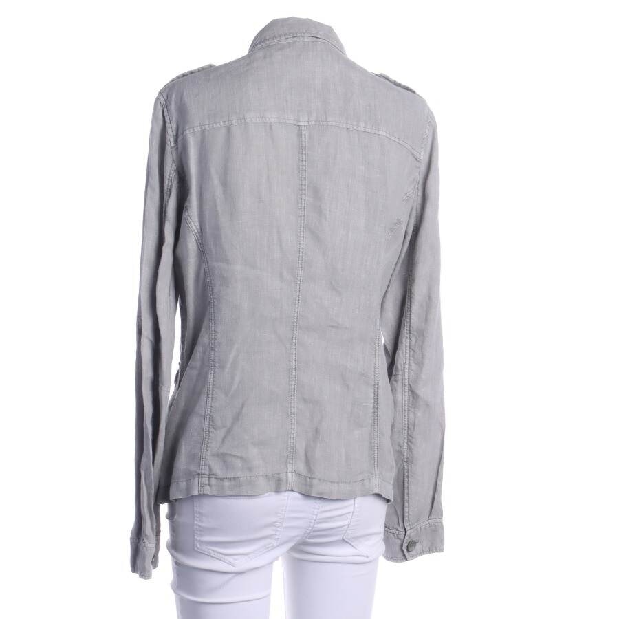 Image 2 of Linen Jacket 38 Light Gray in color Gray | Vite EnVogue