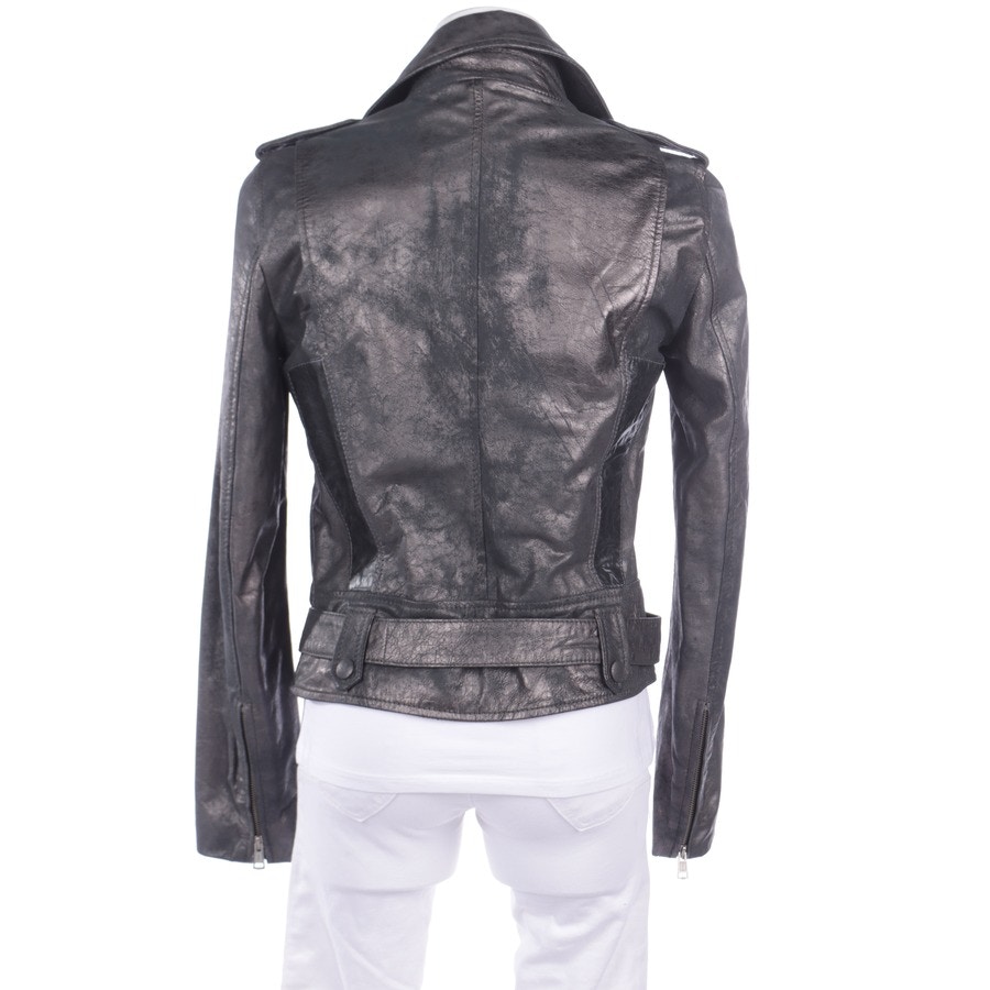 Image 2 of LeatherJackets L Silver in color Metallic | Vite EnVogue