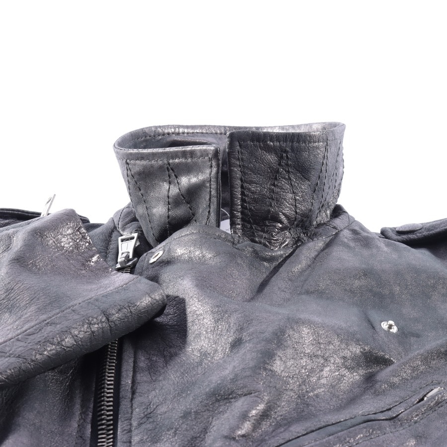 Image 3 of LeatherJackets L Silver in color Metallic | Vite EnVogue