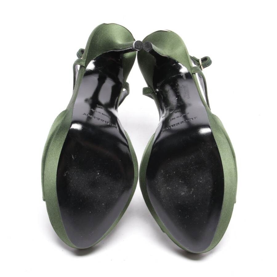 Image 4 of Heeled Sandals EUR38 Darkgreen in color Green | Vite EnVogue