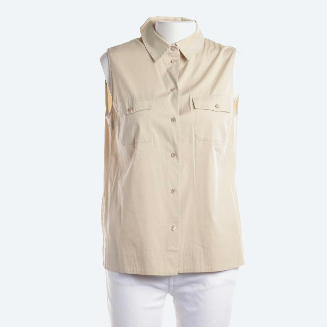 Image 1 of Shirt 42 Light Brown in color Brown | Vite EnVogue