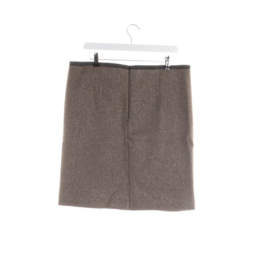 Image 2 of Skirt 42 Brown in color Brown | Vite EnVogue