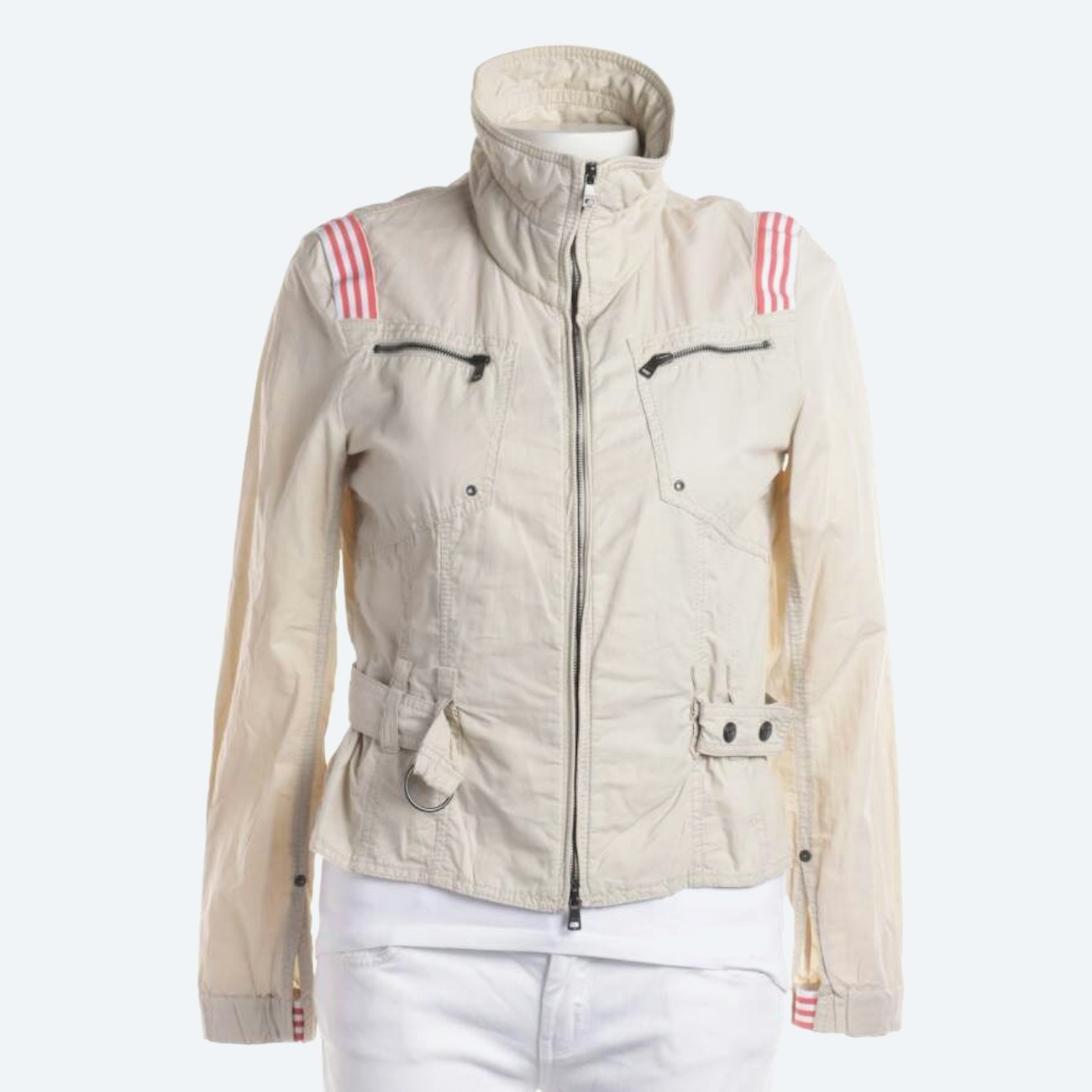 Image 1 of Between-seasons Jacket 36 Beige in color White | Vite EnVogue
