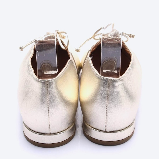 Image 3 of Lace-Up Shoes EUR 37.5 Gold in color Metallic | Vite EnVogue
