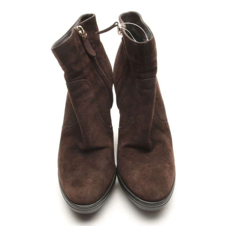 Image 2 of Ankle Boots EUR 36.5 Dark Brown in color Brown | Vite EnVogue