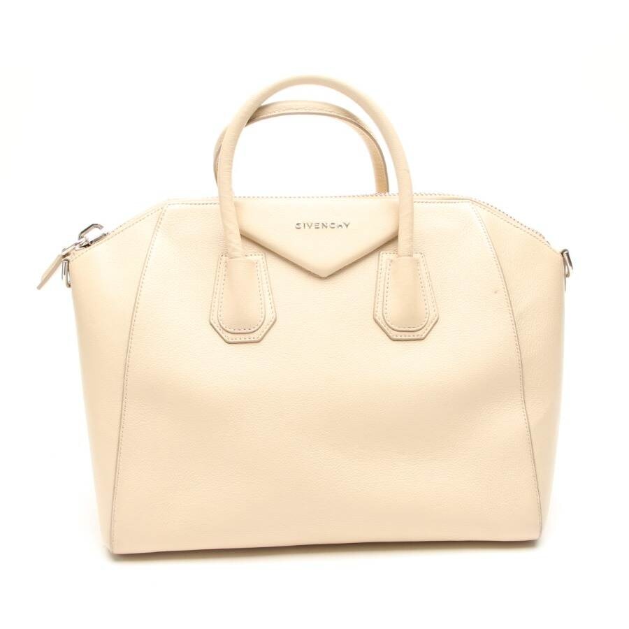 Image 1 of Antigona Medium Handbag Beige in color White | Vite EnVogue