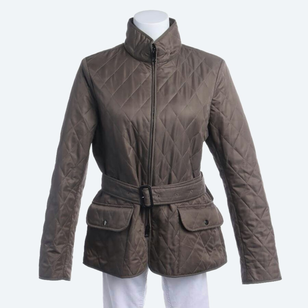 Image 1 of Quilted Jacket L Gray in color Gray | Vite EnVogue