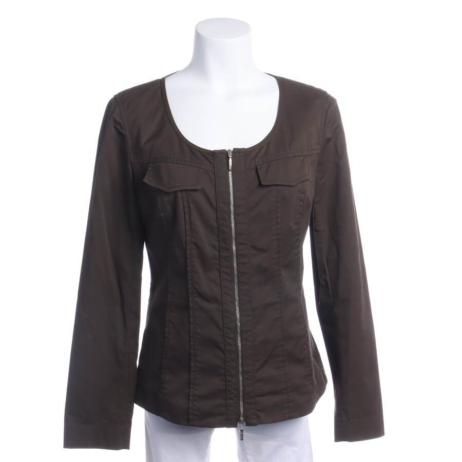 Image 1 of Summer Jacket 40 Dark Brown in color Brown | Vite EnVogue