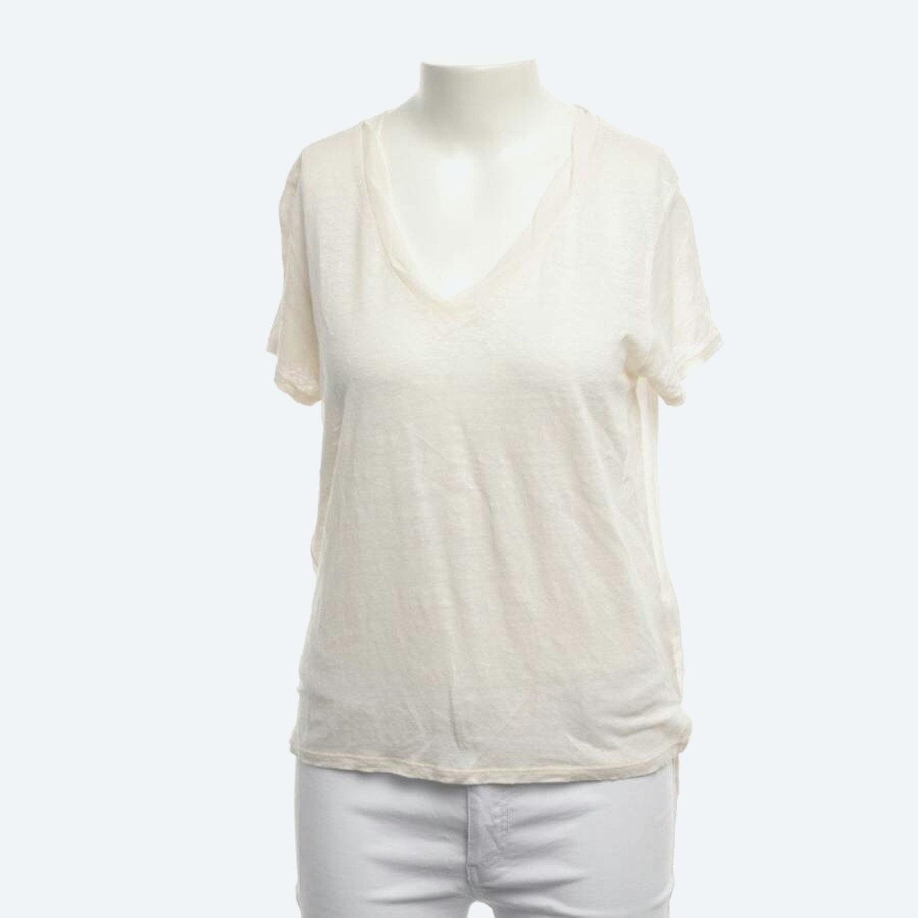 Image 1 of Linen Shirt S Cream in color White | Vite EnVogue