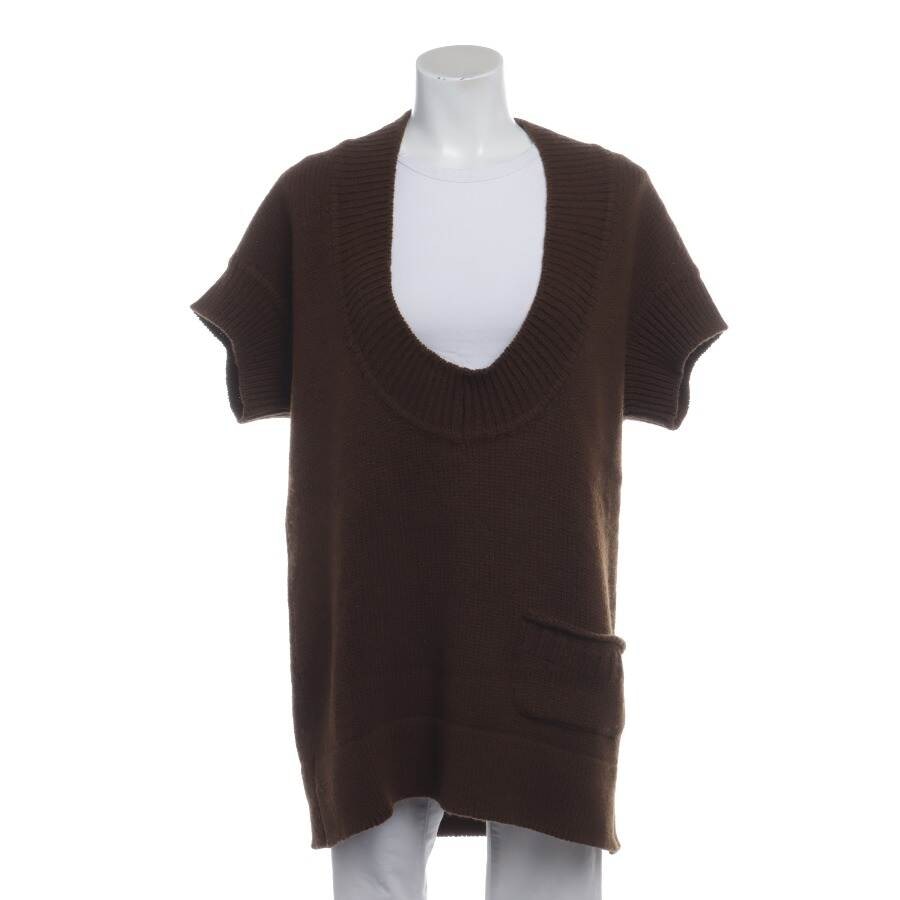 Image 1 of Wool Slipover S Dark Brown in color Brown | Vite EnVogue